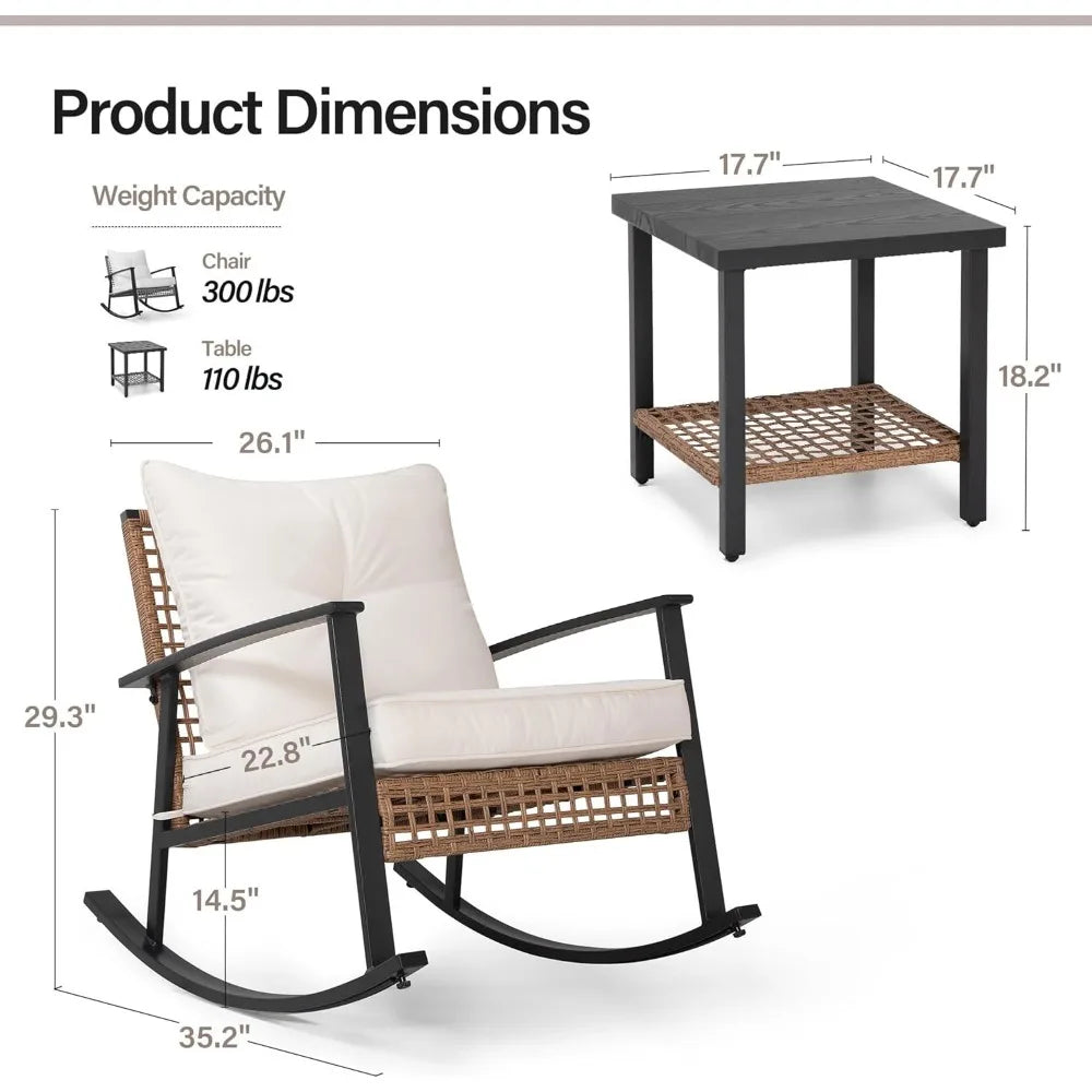 Rocking Bistro Set