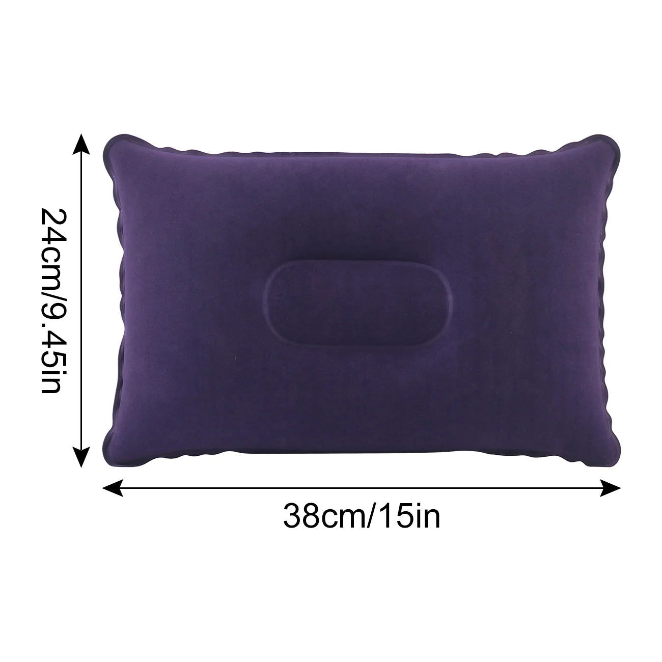 2 pieces of inflatable square pillow
