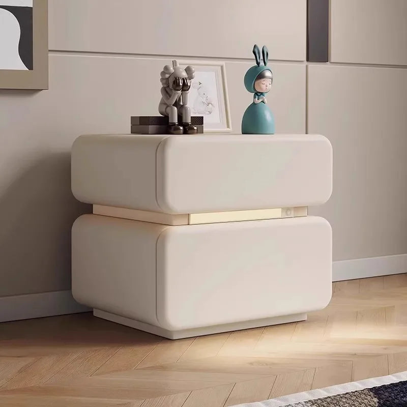Luxury Italian Nightstand with Drawer