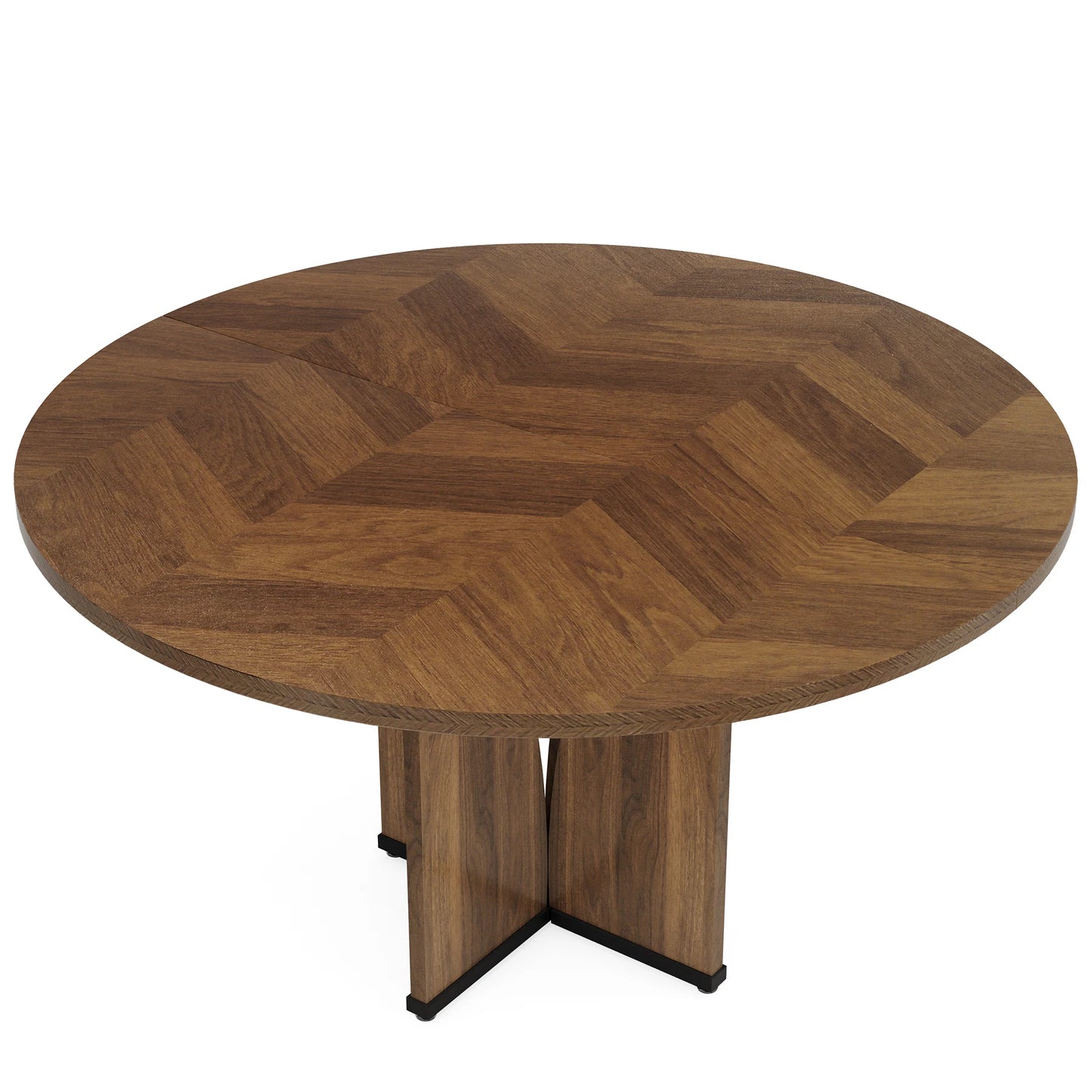 Round Wood Conference Table