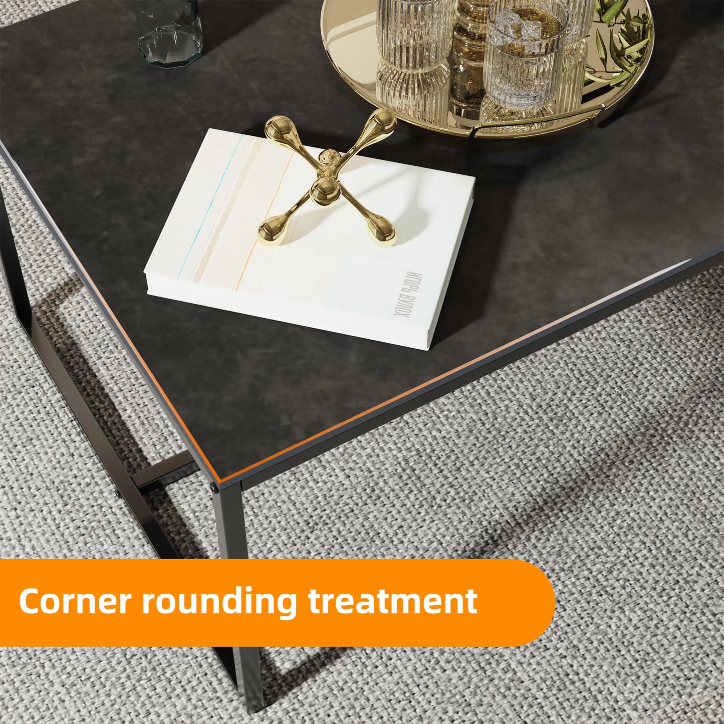 Rectangle Marble Coffee Table