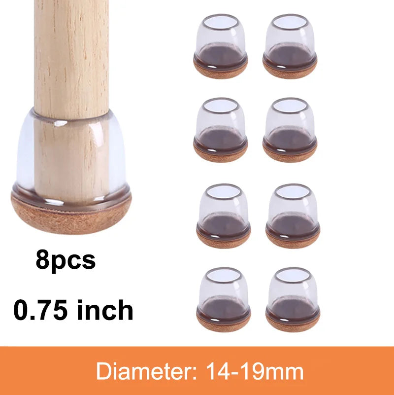 Chair Leg Protector Covers with Felt Pads