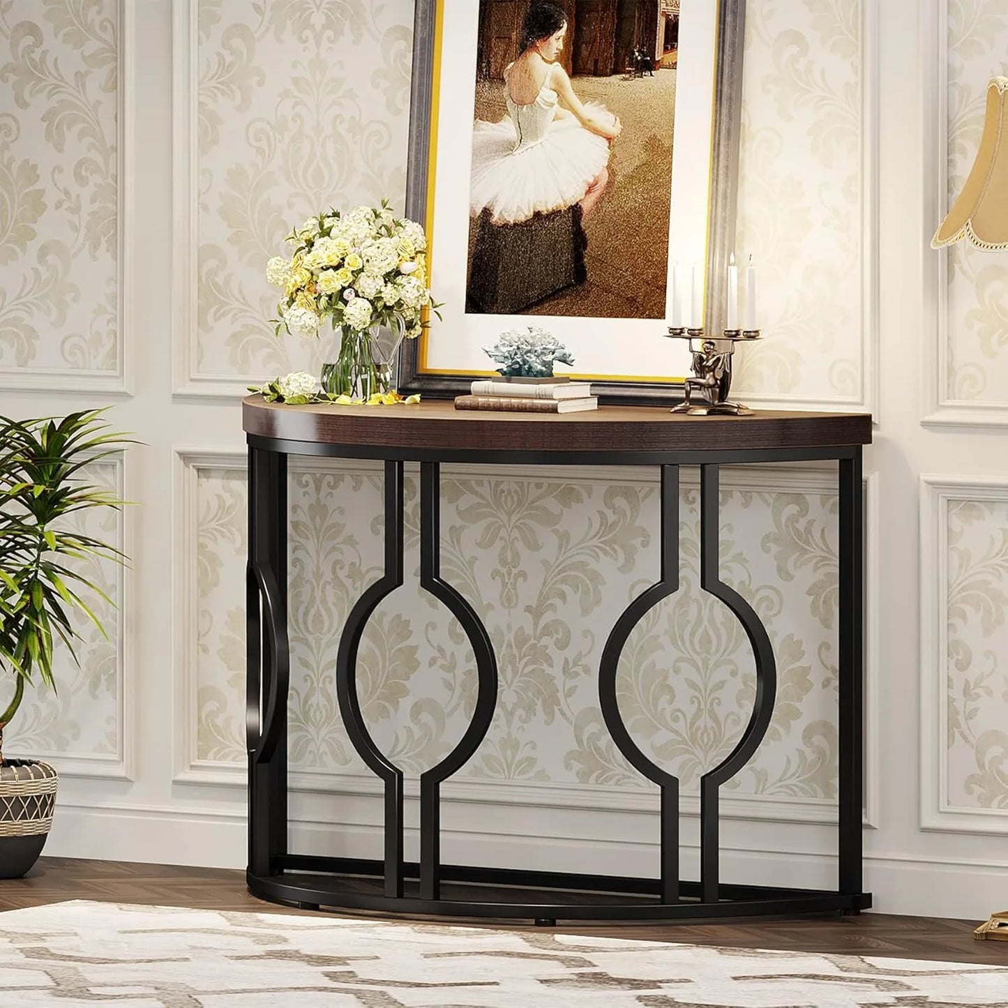 Half Moon Console Table