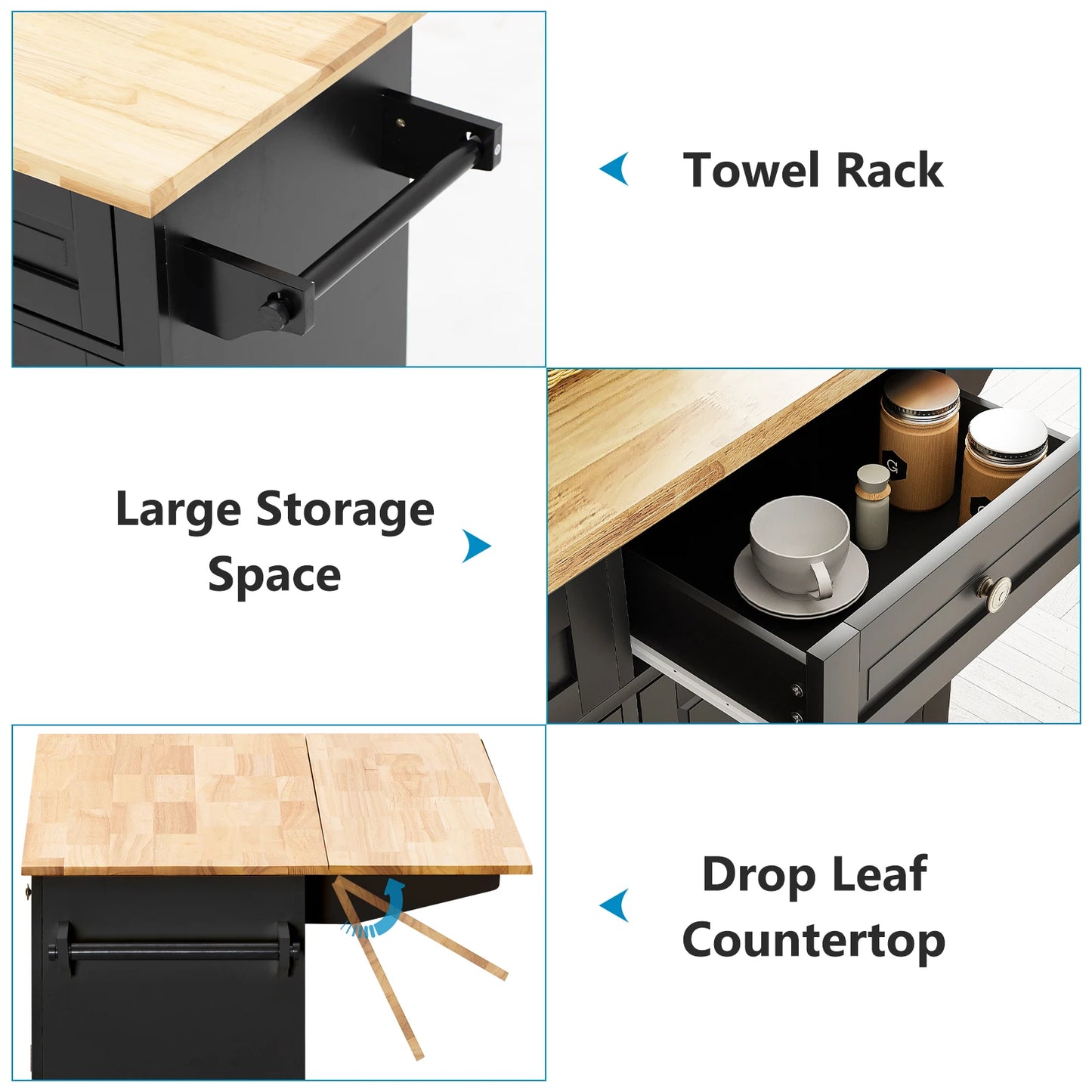 rolling kitchen cart
