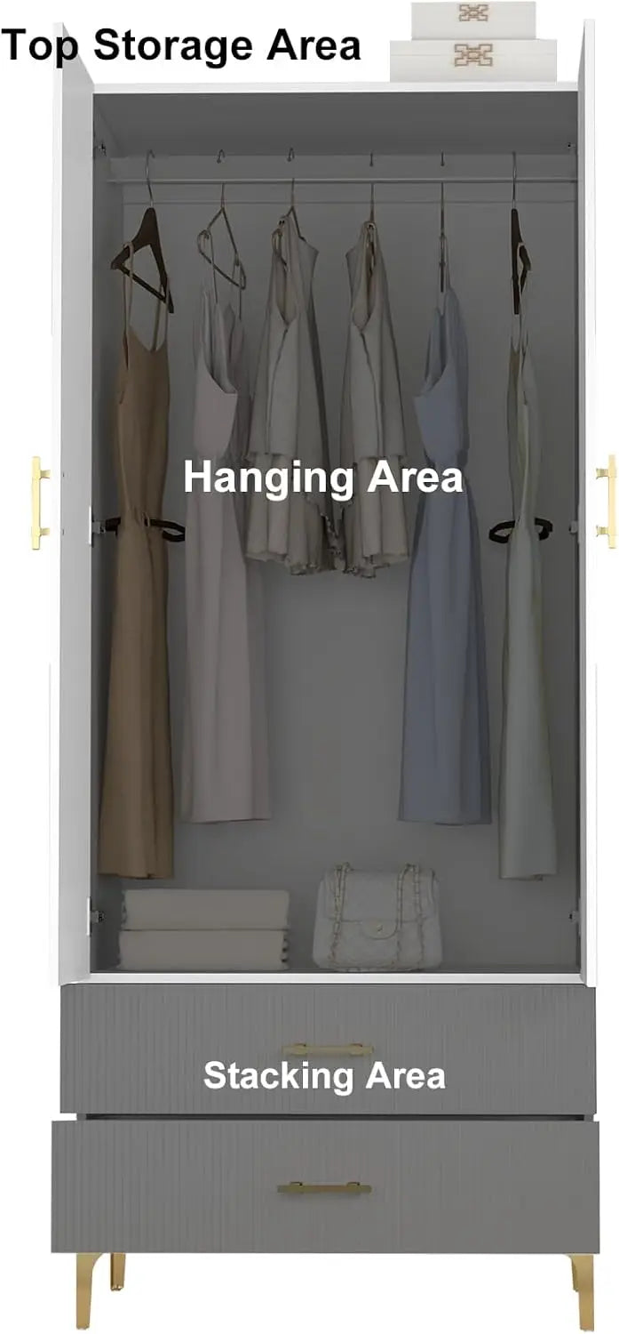 Twill Wood Armoire