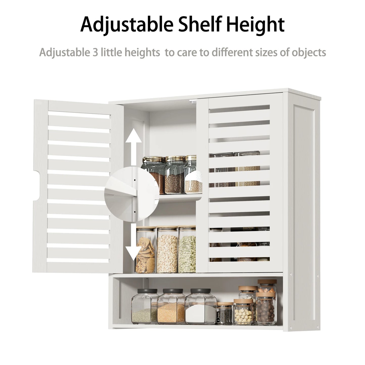 Bamboo Wall Bathroom Cabinet