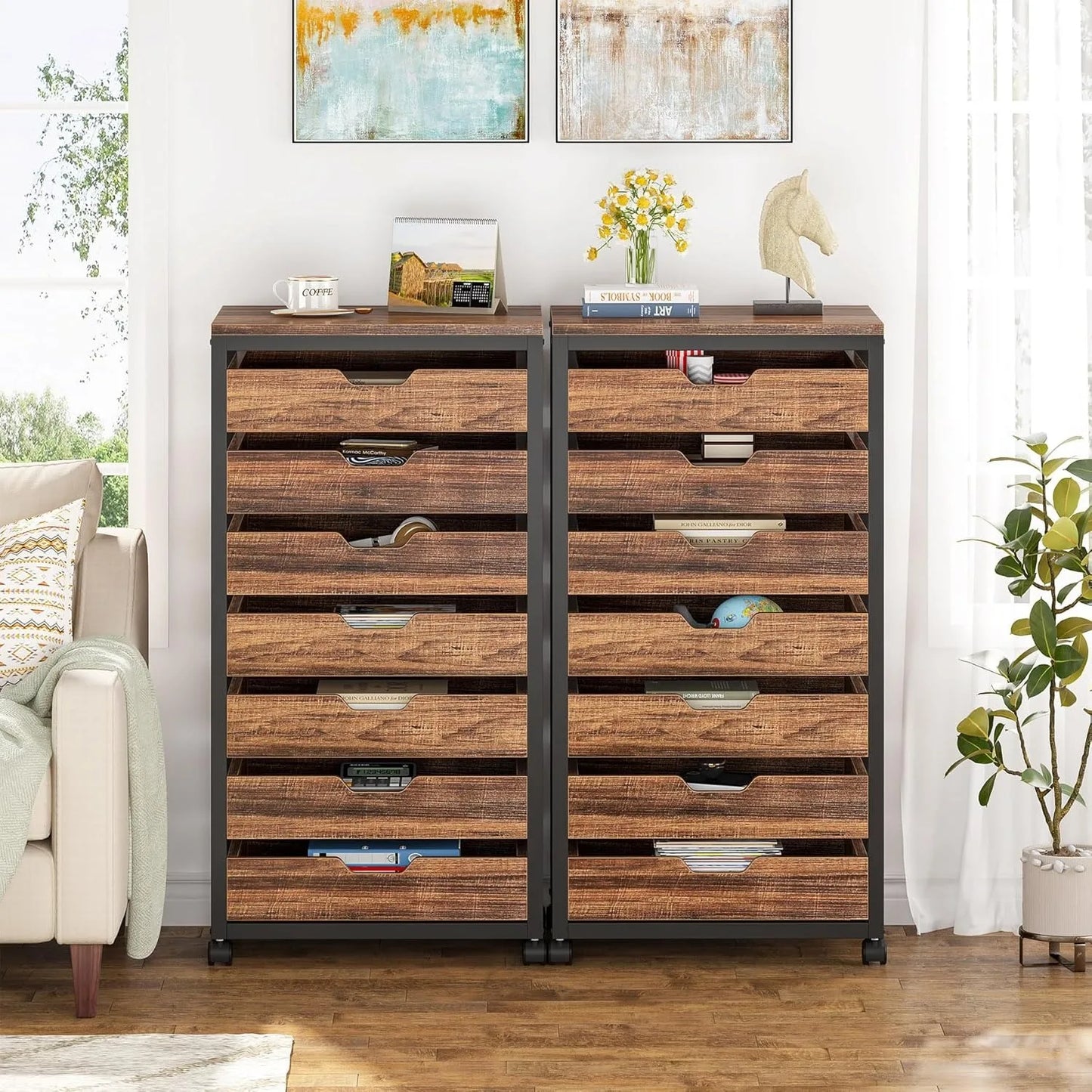 7 Drawer Mobile Cabinet
