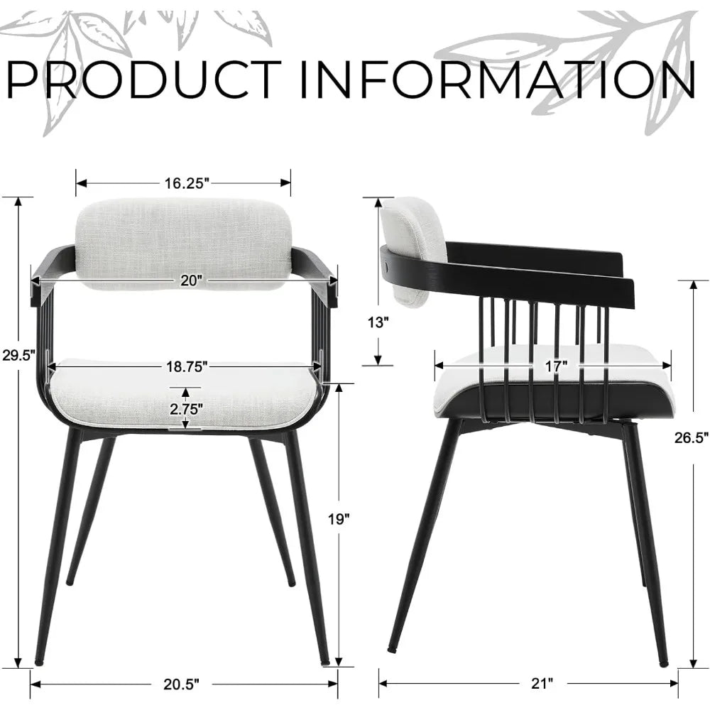 Beige Upholstered Armchairs