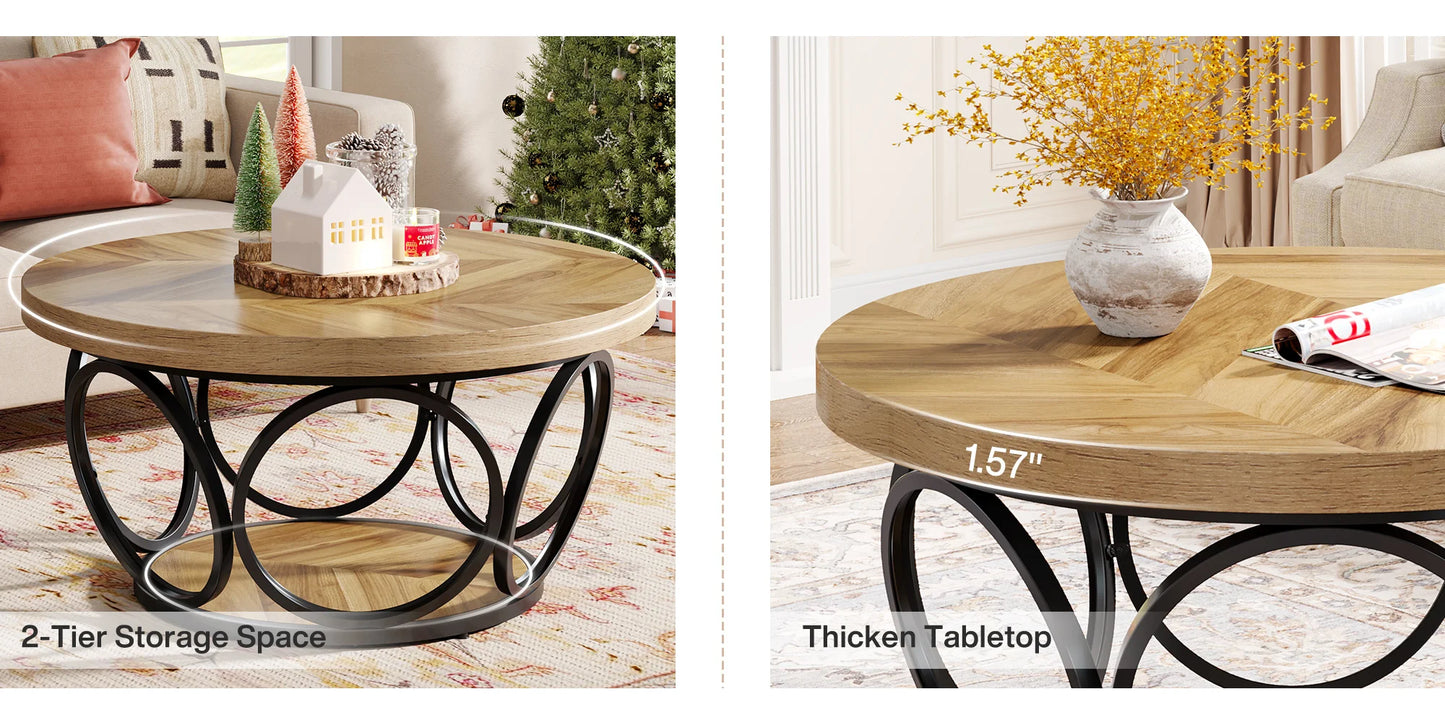 31.7″ Round Coffee Table