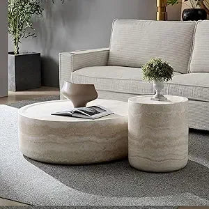Round Drum Coffee Table