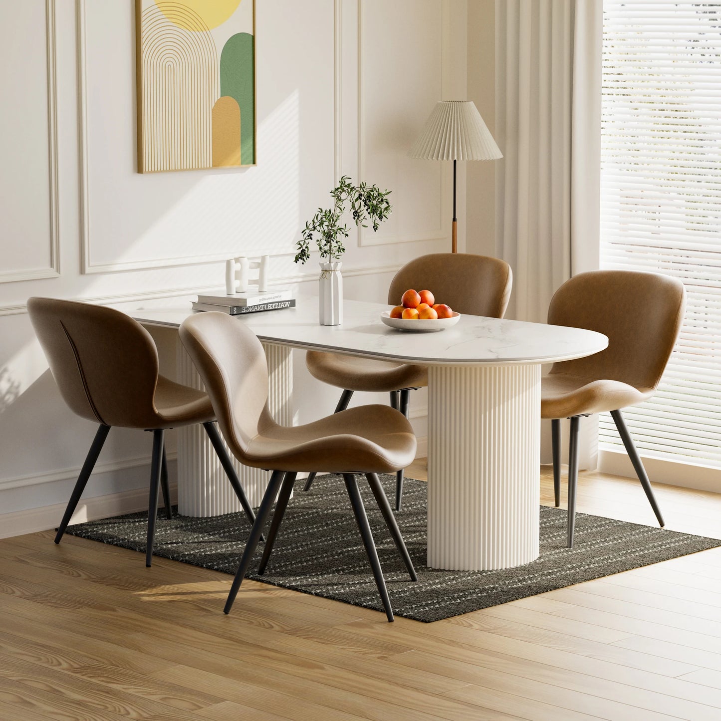 Modern Fabric Dining Chairs