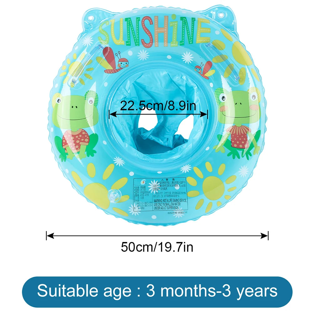 Inflatable swimming float for children
