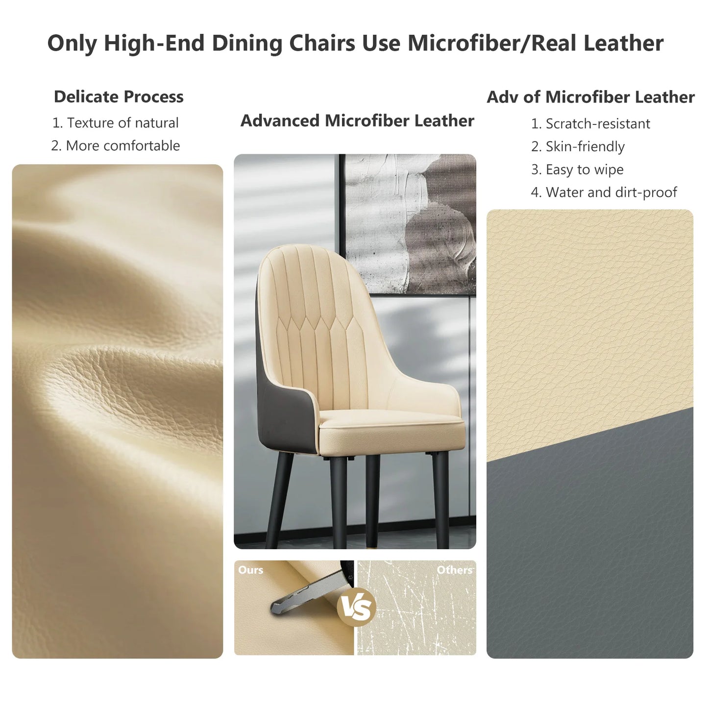 Faux Leather Dining Chairs