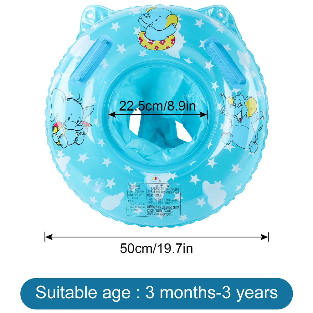 Inflatable swimming float for children
