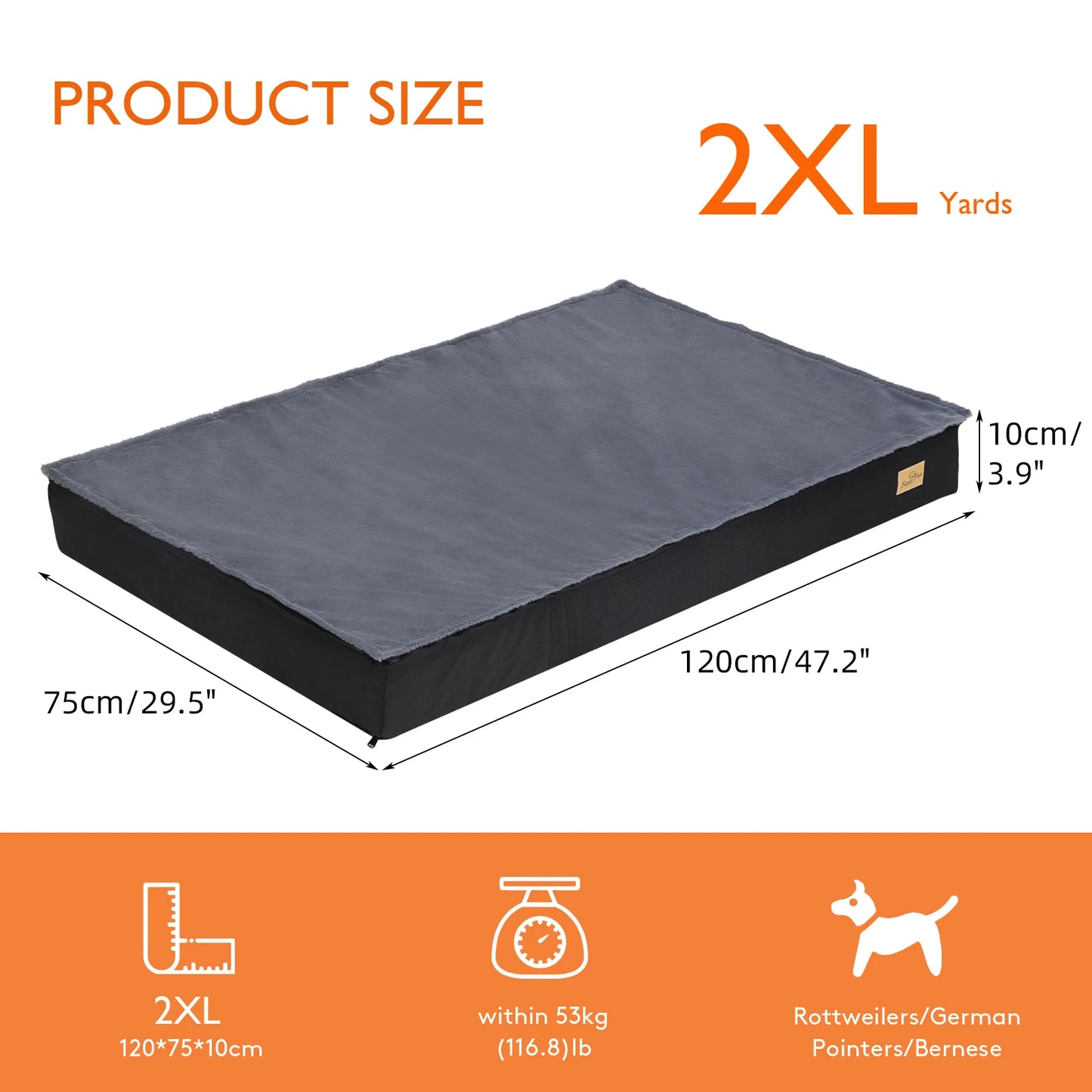 Orthopedic Washable Dog Bed