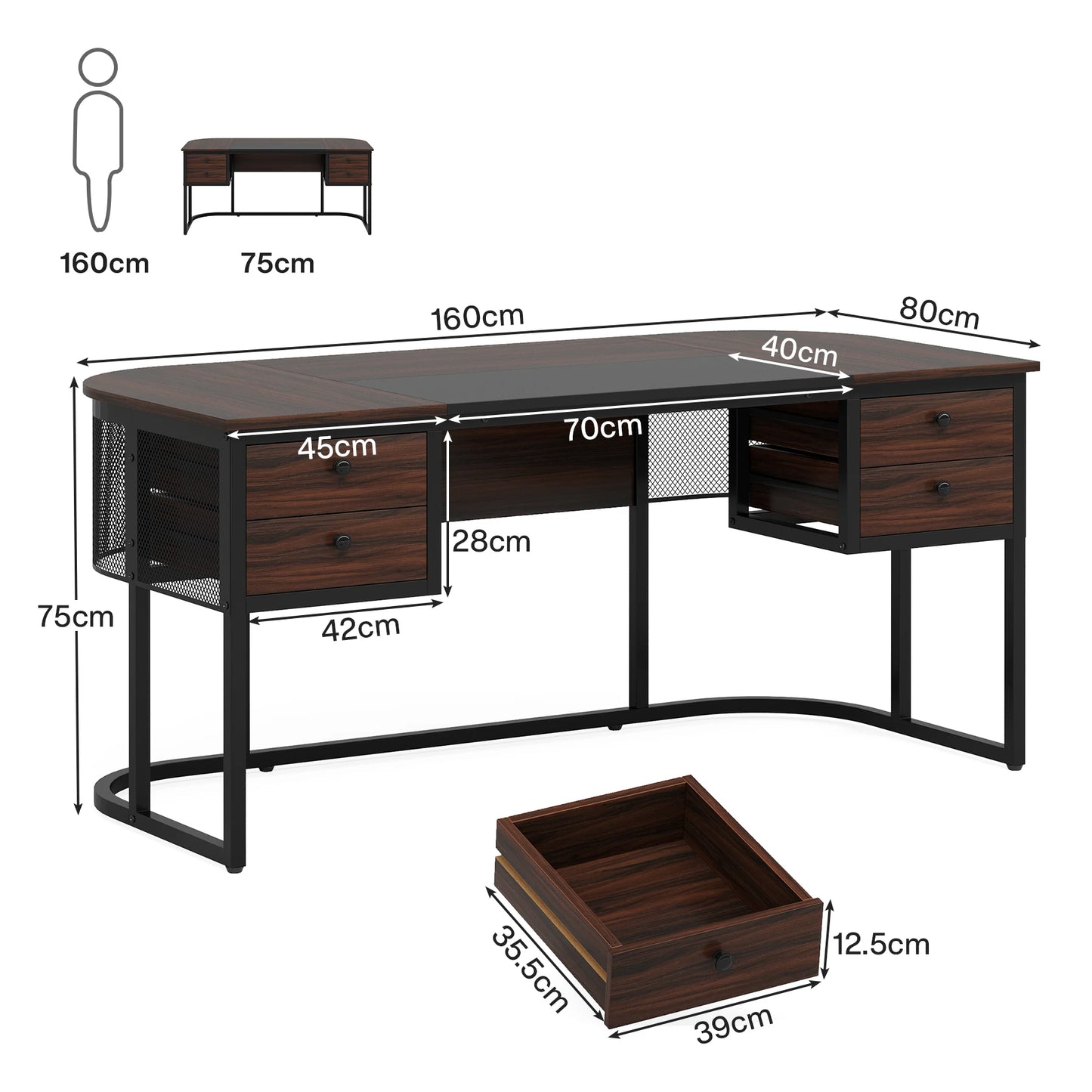 Executive Computer Desk