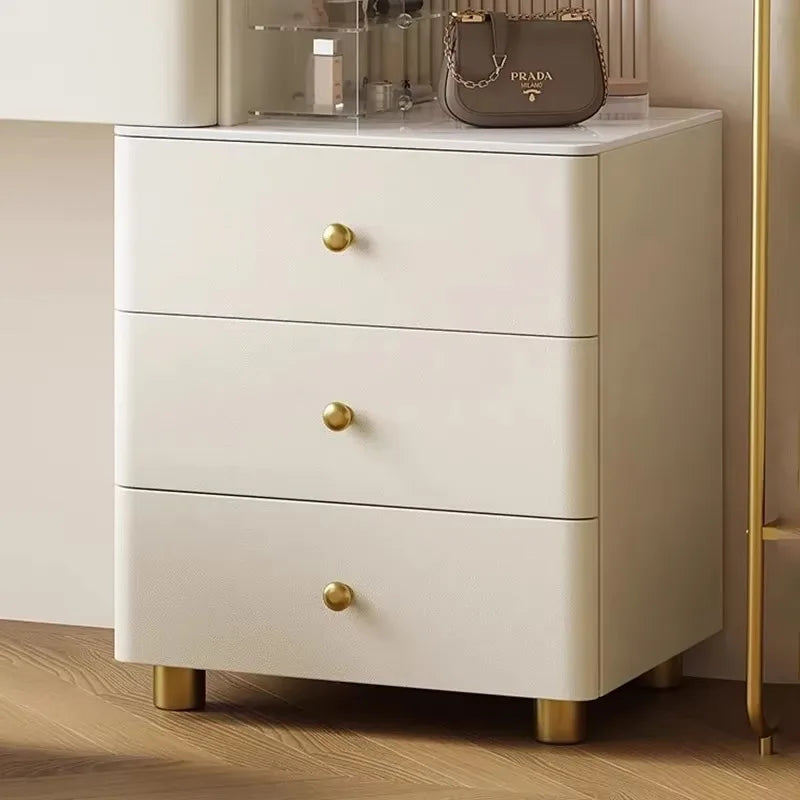 European Vanity Table with Drawers – Classic Nordic Makeup Desk with Mirror & Stool