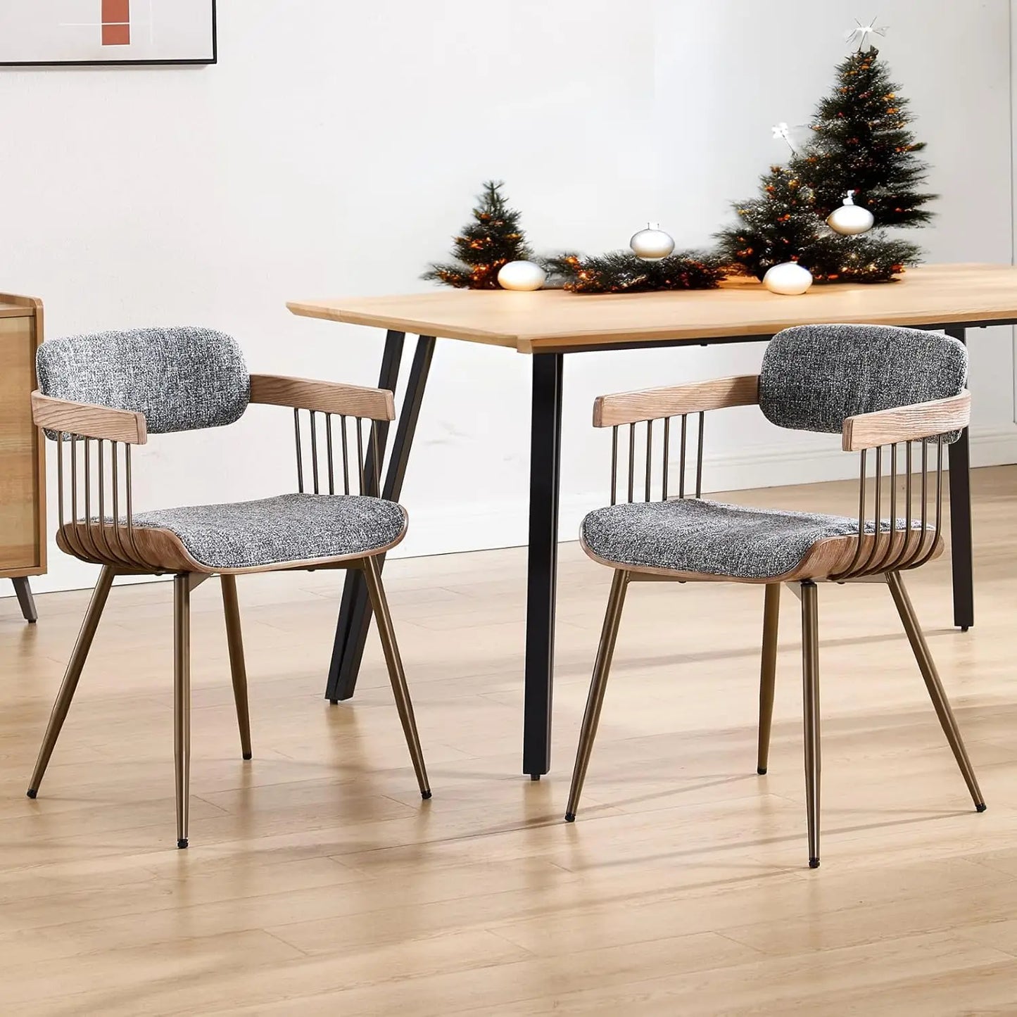 Beige Upholstered Armchairs