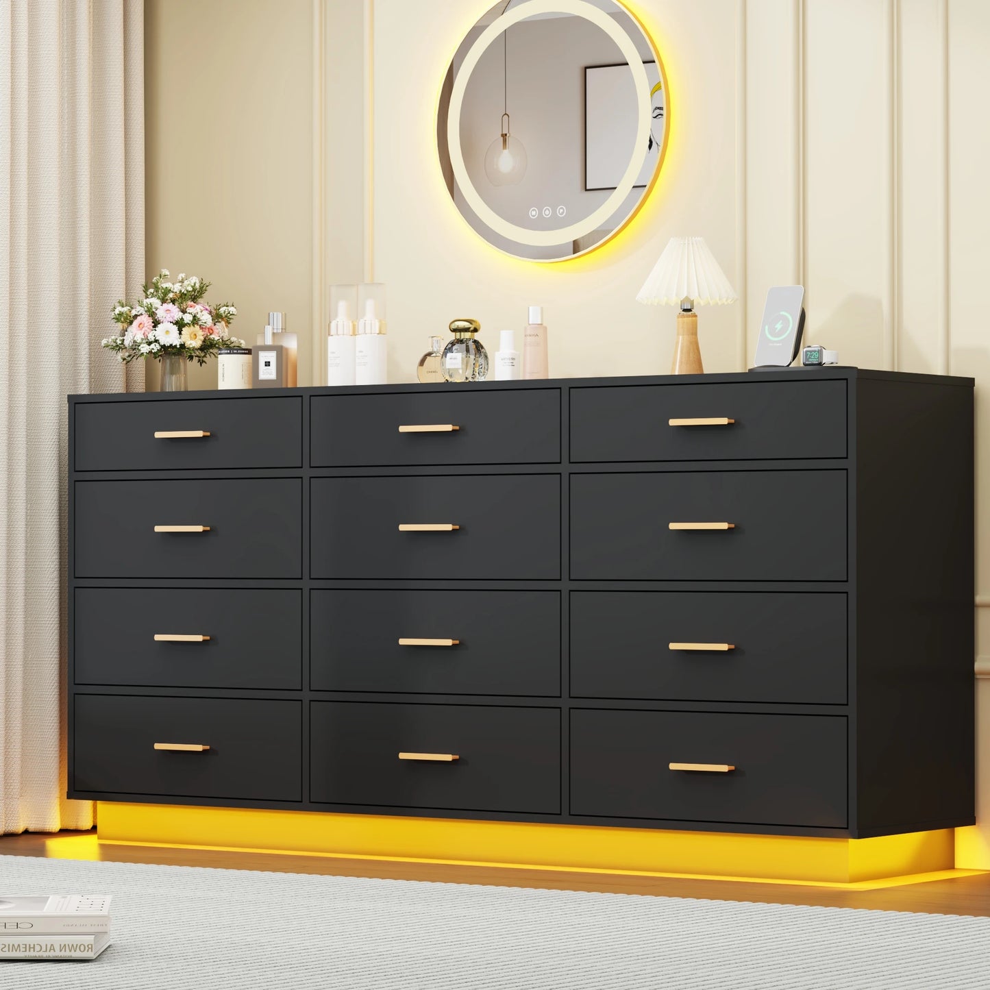 Modern chest of drawers for the living room