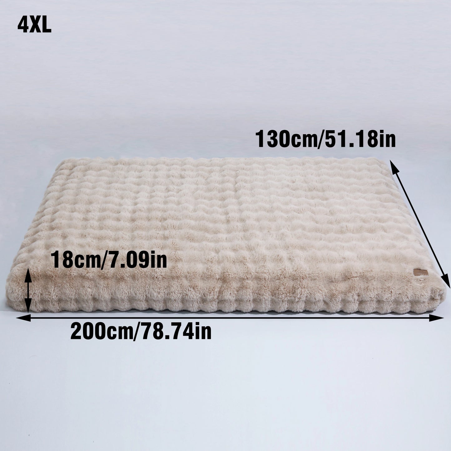 Fluffy Crate Bed for Extra Large Dogs