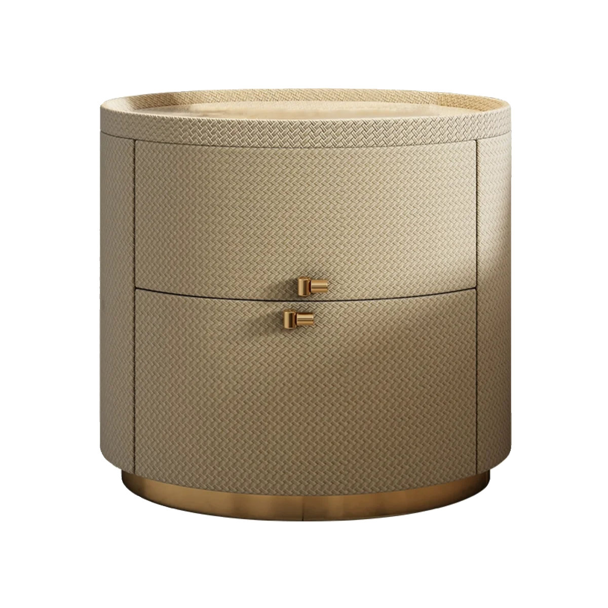 Luxury Storage Nightstand Minimalist Drawer