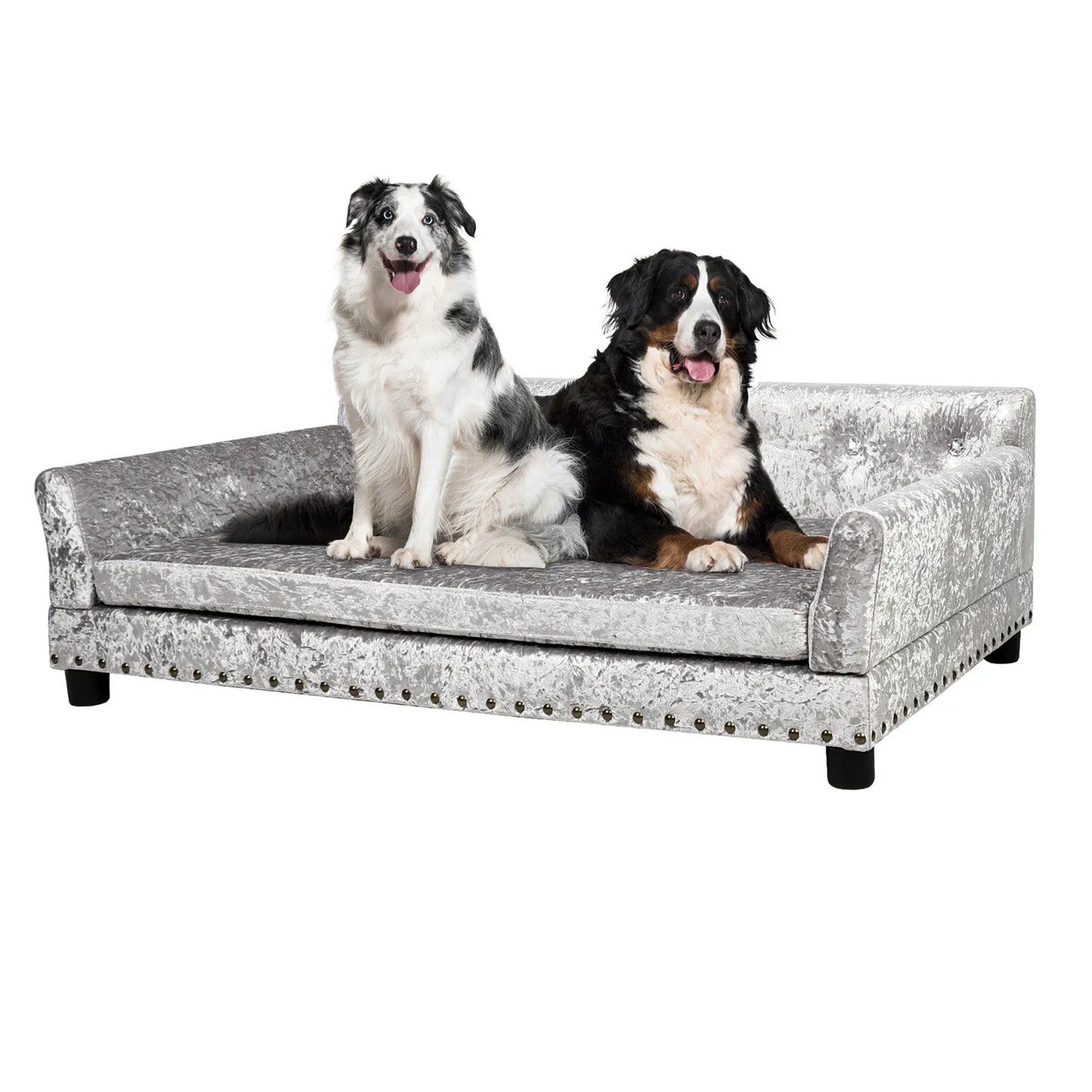 Tufted Elevated Dog Sofa