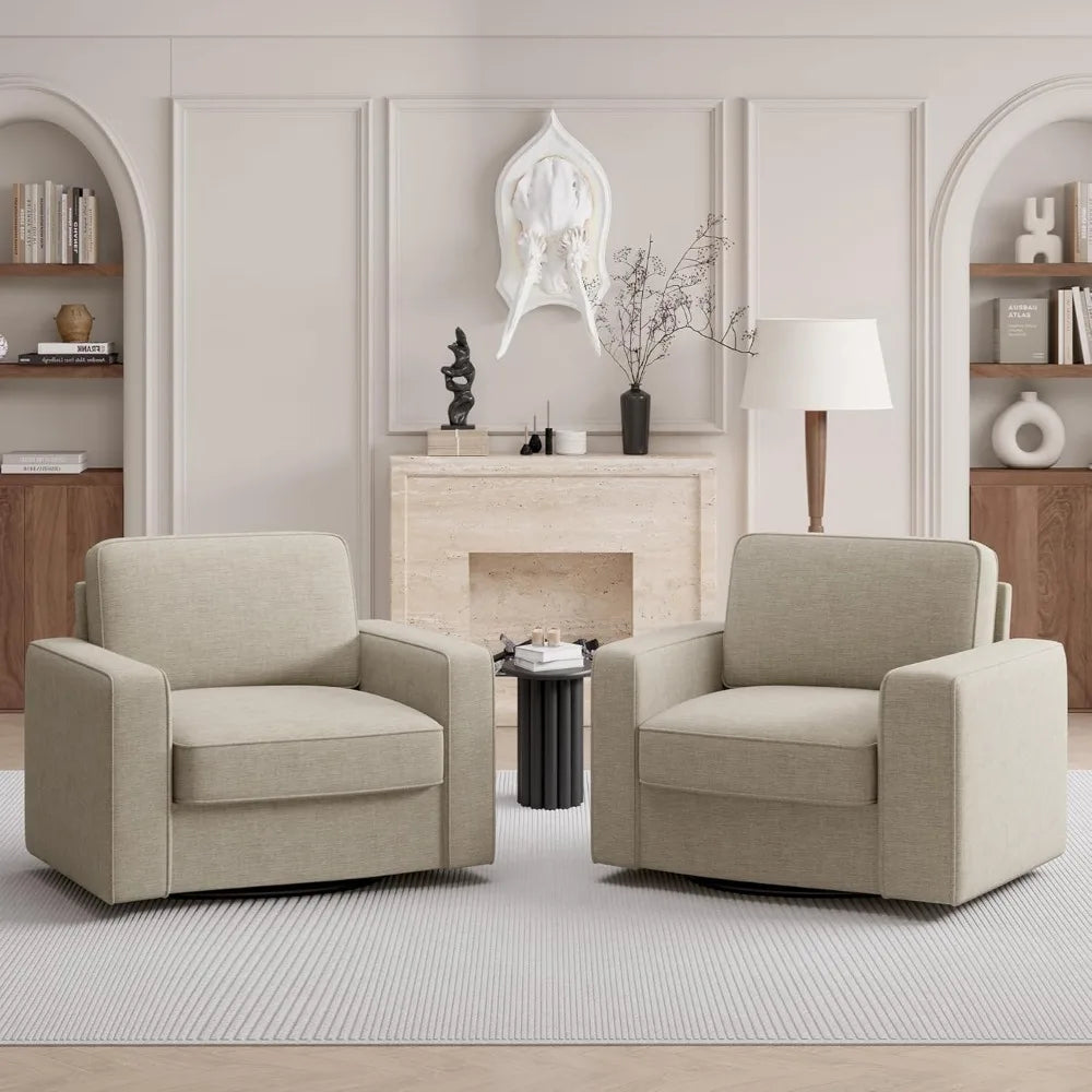 Swivel Accent Chair Set