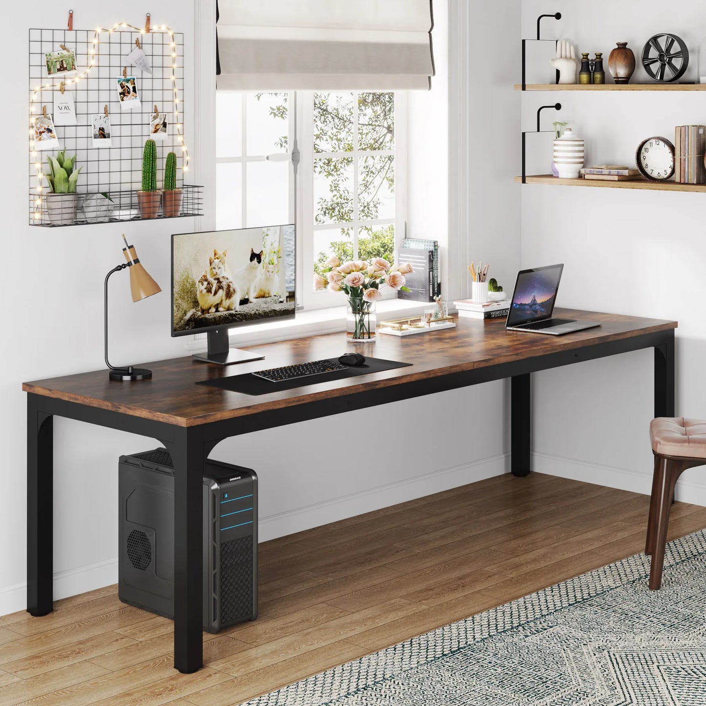 Dual Workspace Desk