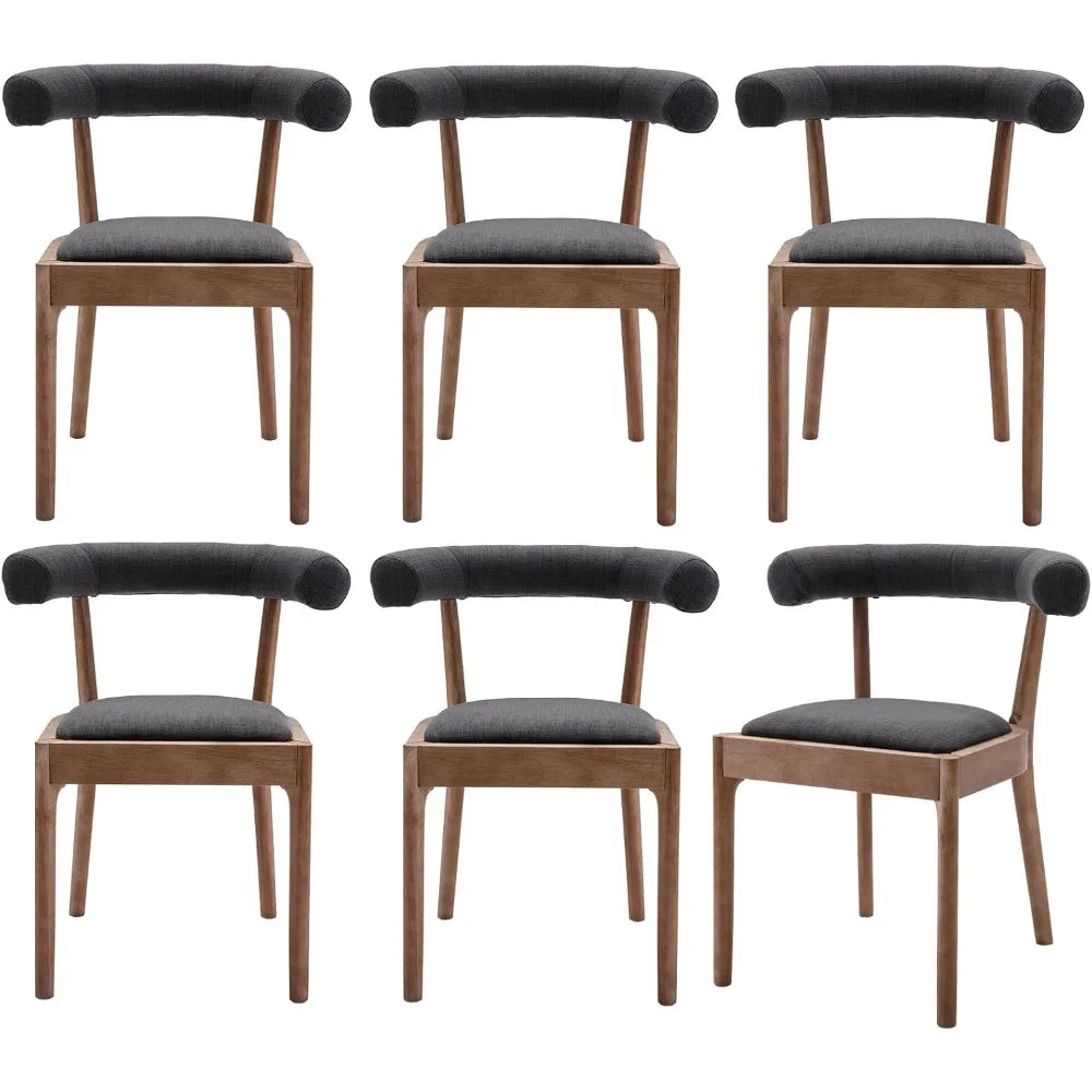 Curved Open Back Chair Set