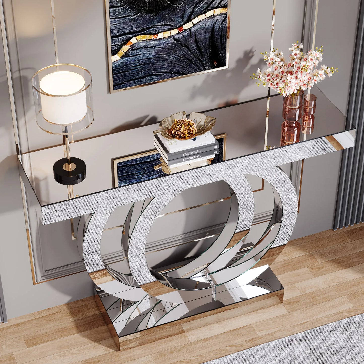 Mirrored Console Table