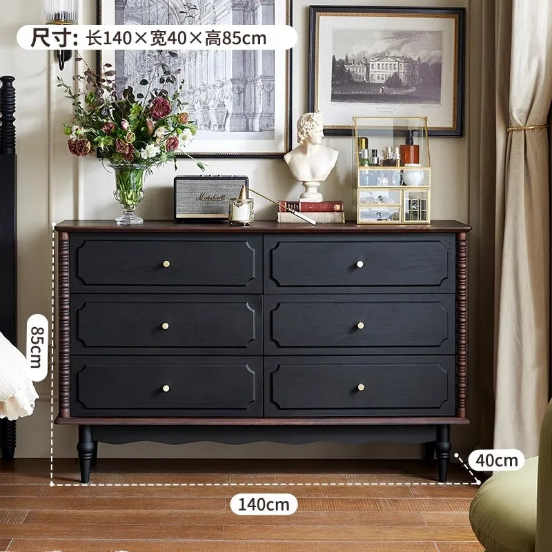 Glam American Living Room Cabinet – Large Minimalist Storage Display Unit