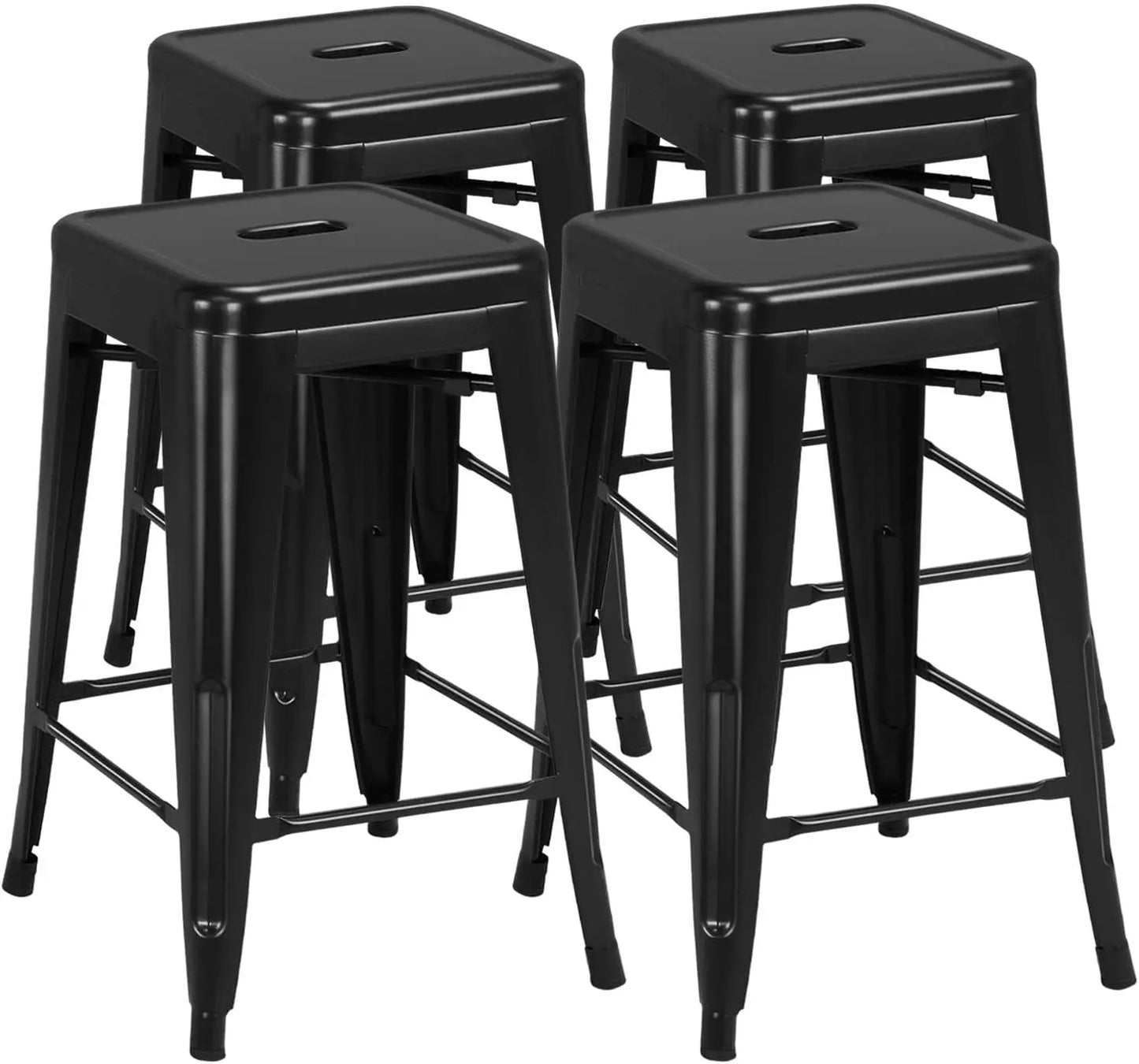 Metal Backless Bar Stools