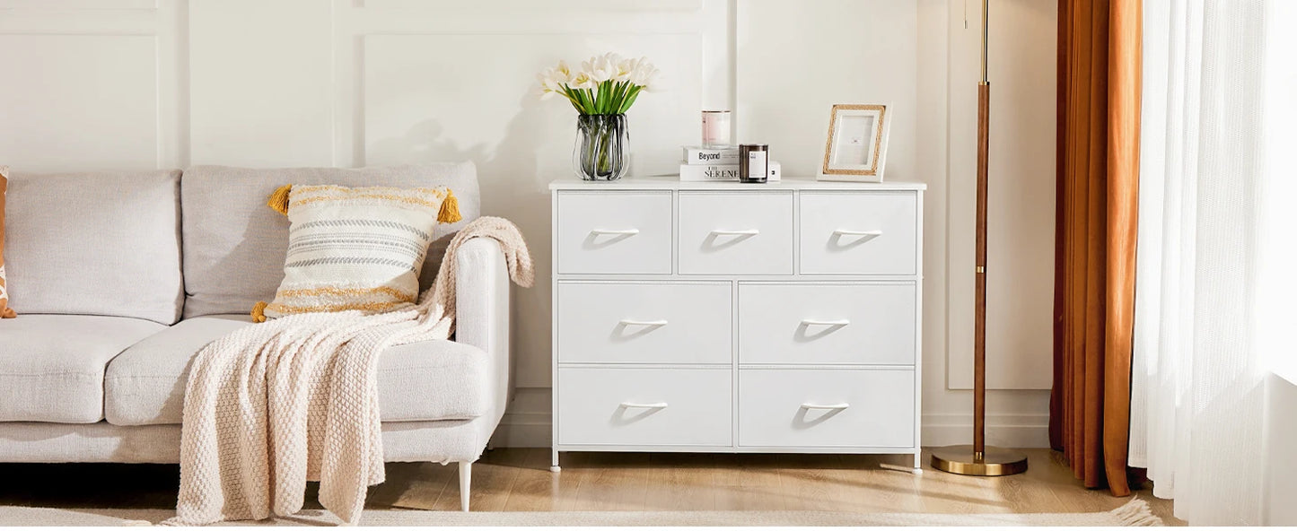Wardrobe with Fabric Drawers (5/7/10 Drawers)