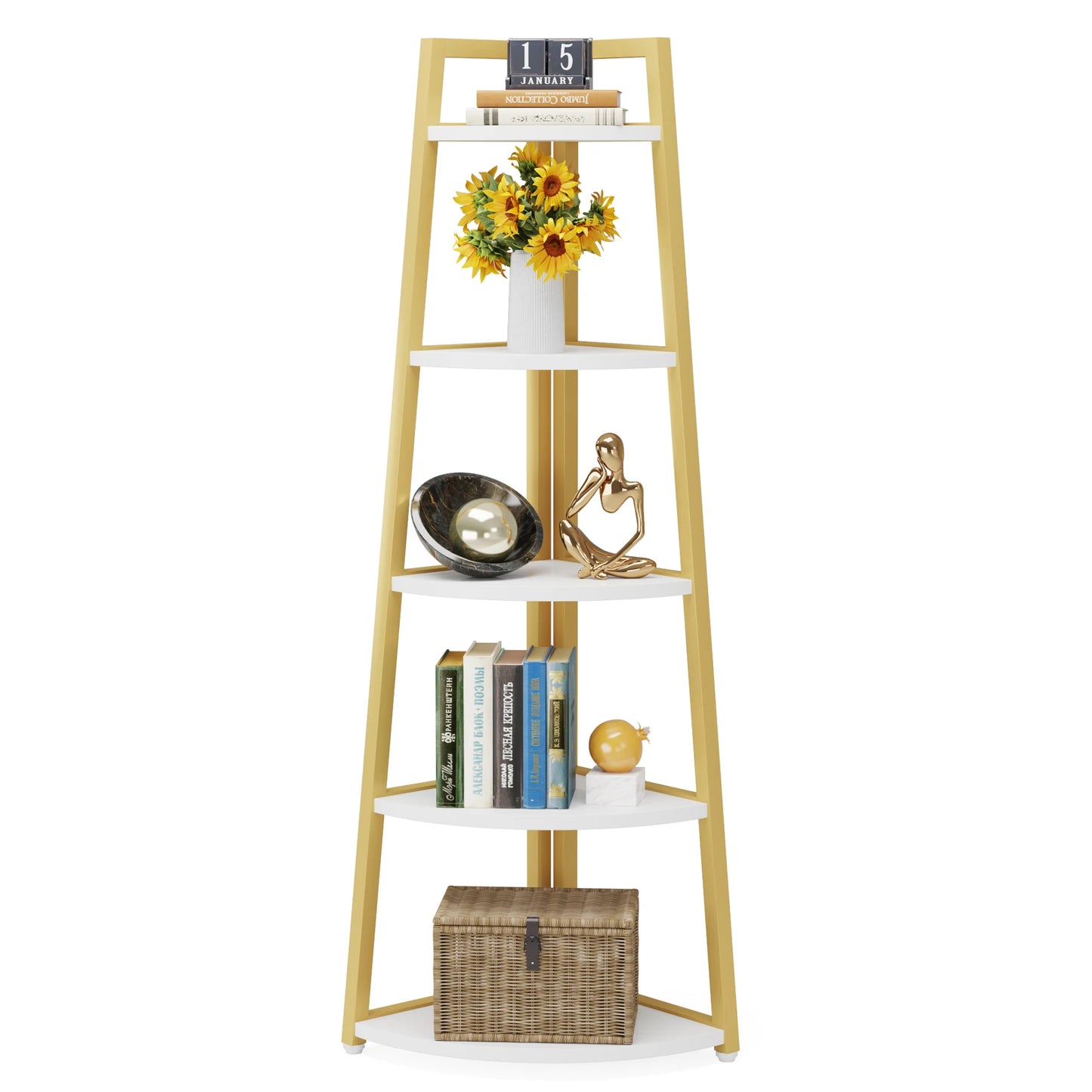 Corner Ladder Bookcase