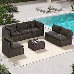 Rattan Sectional Sofa