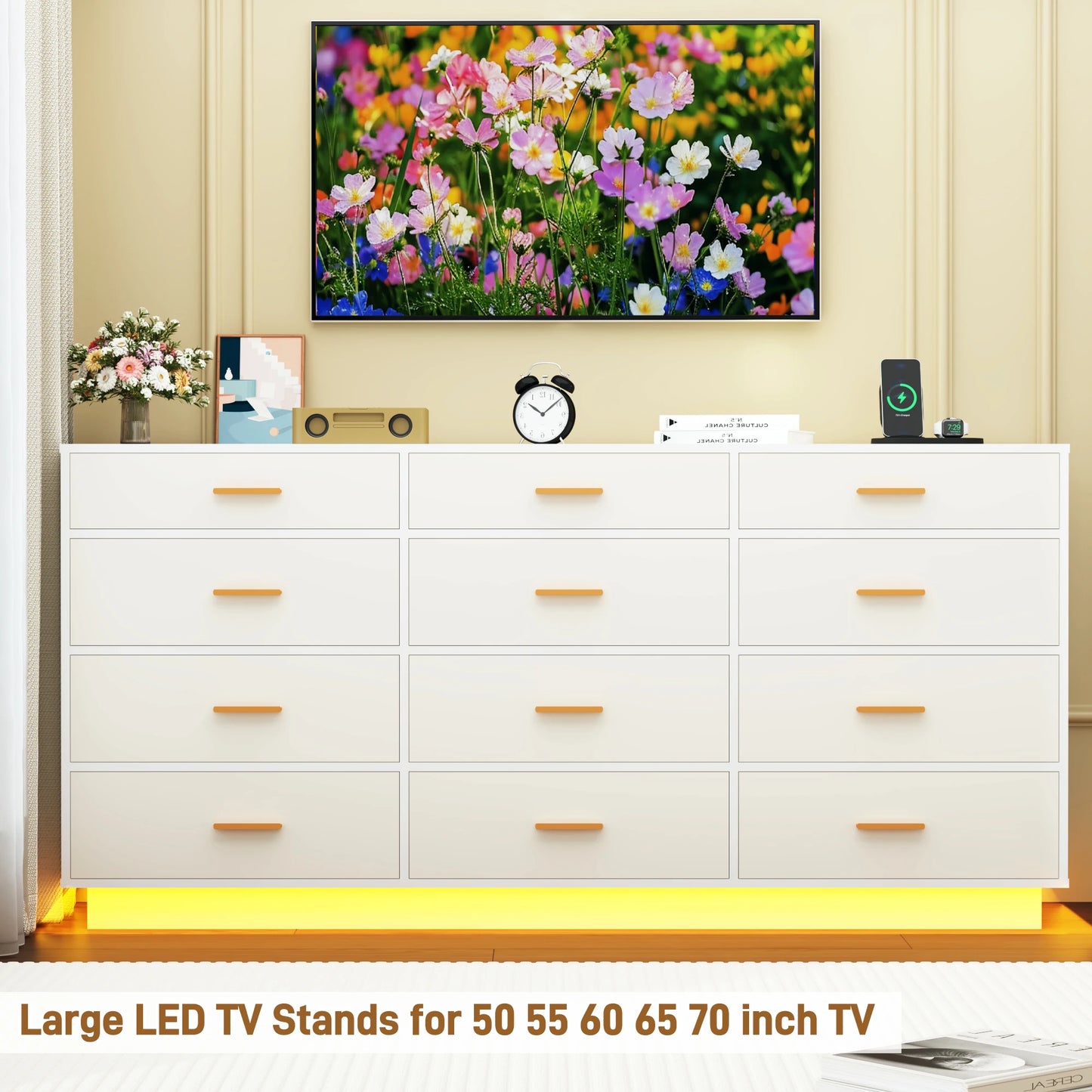 Modern chest of drawers for the living room