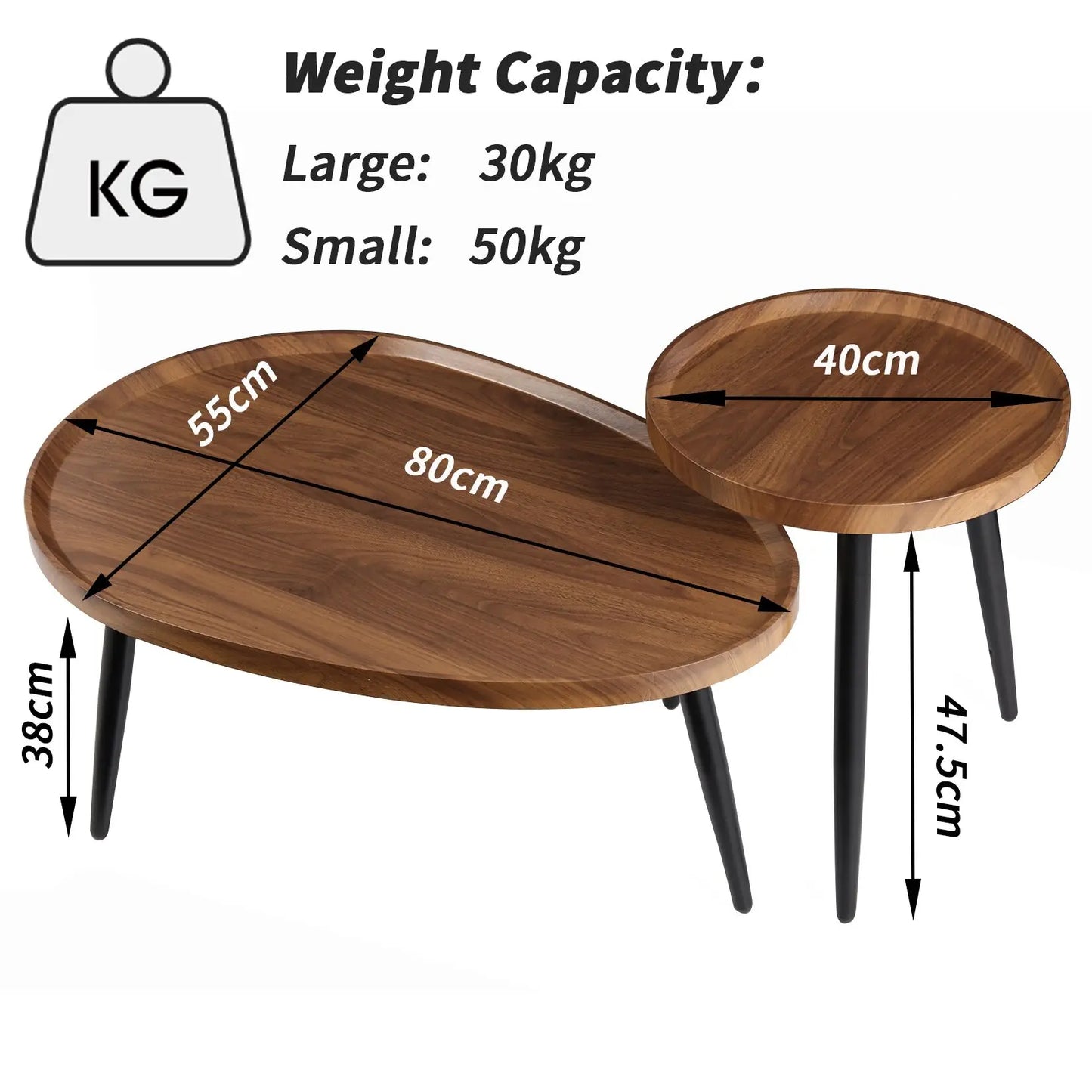 Irregular Wooden Coffee Tables