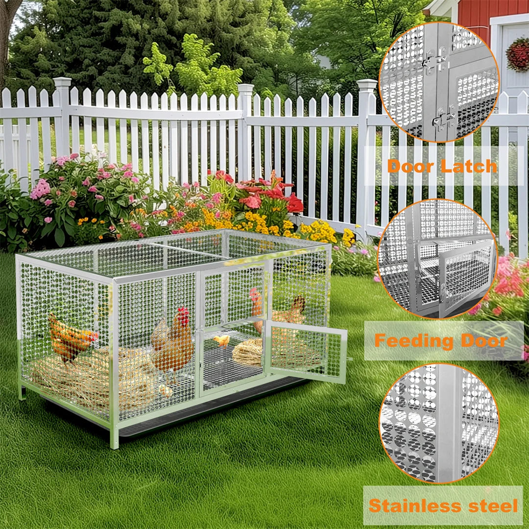 Stainless Steel Chicken Cage