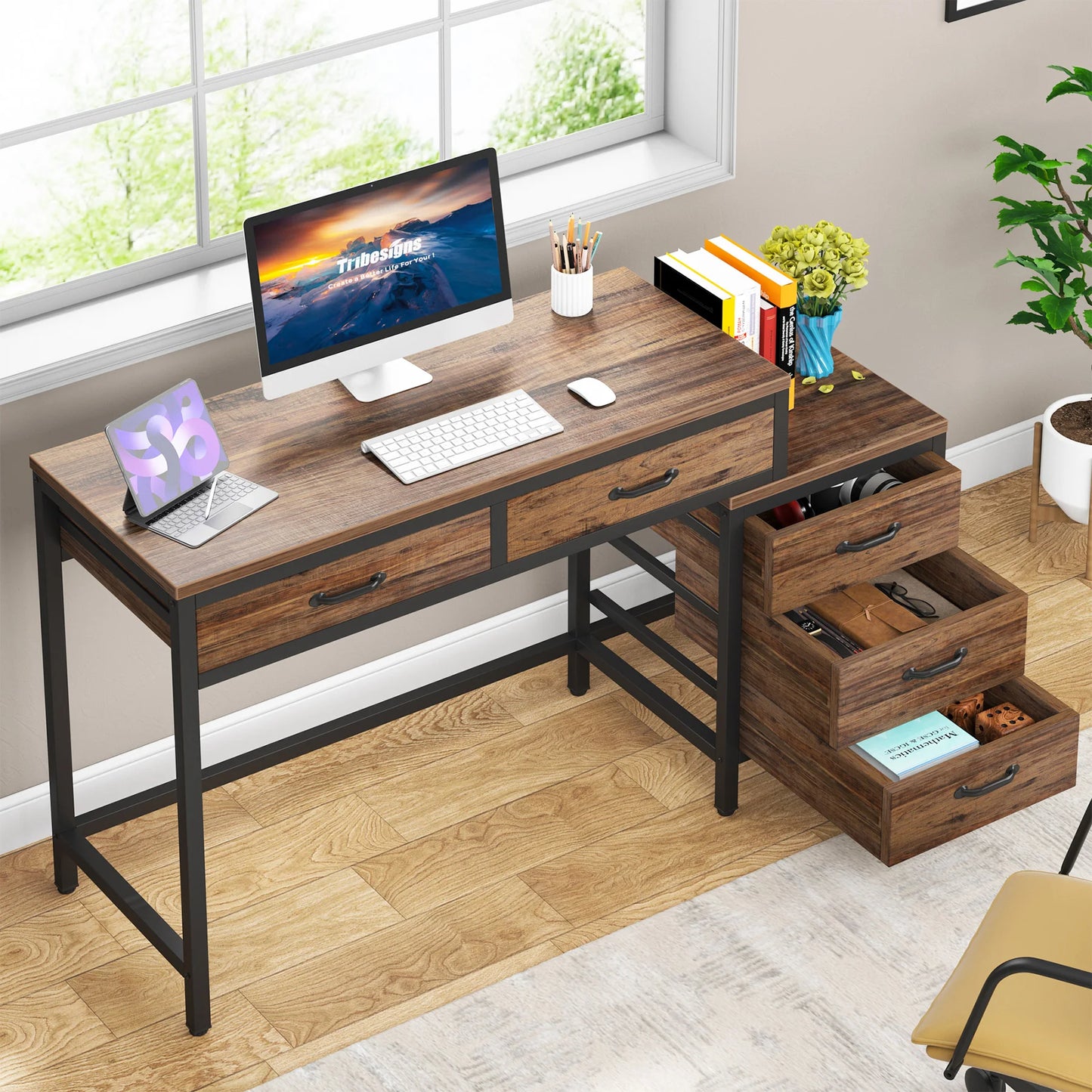 Reversible Drawer Desk