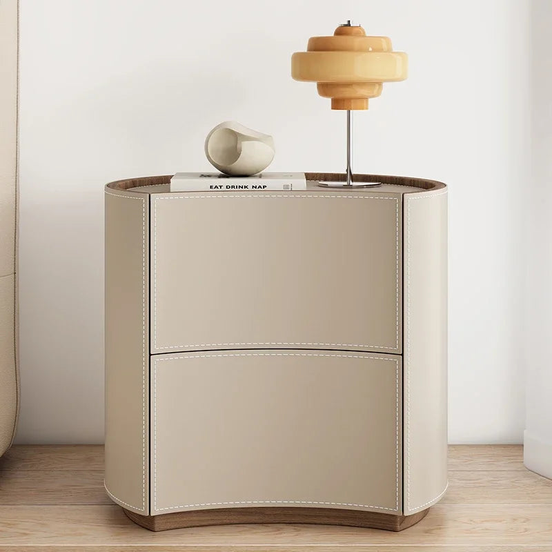 Creative Aesthetic Bedside Table Luxury Minimalist Simple Style