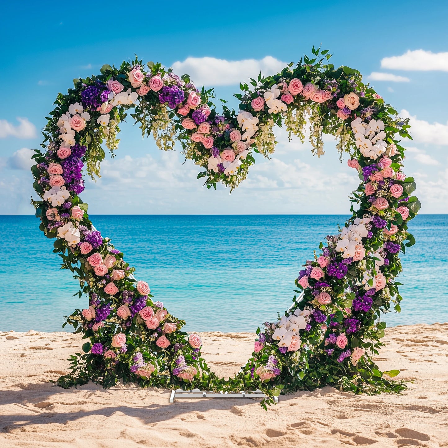 Heart-Shaped Wedding Arch Frame