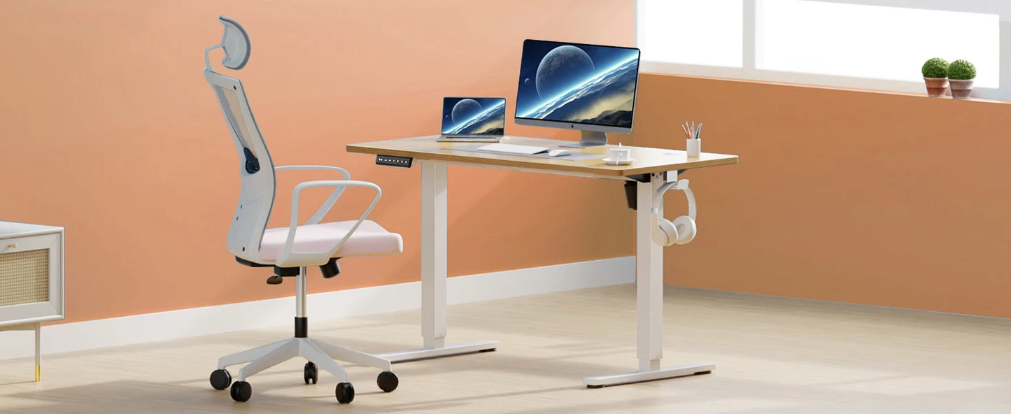 Electric Height Adjustable Standing Desk – 40x24 Inch