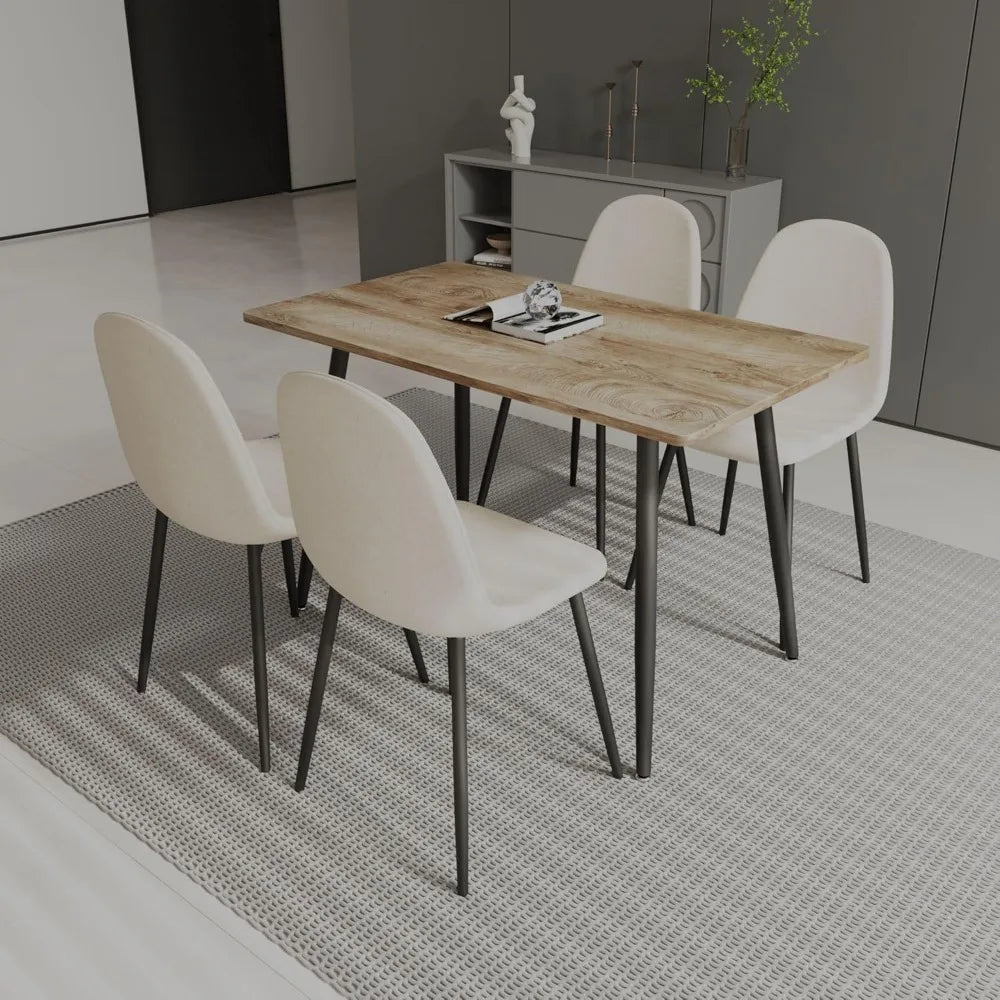 47-Inch Wooden Dining Set