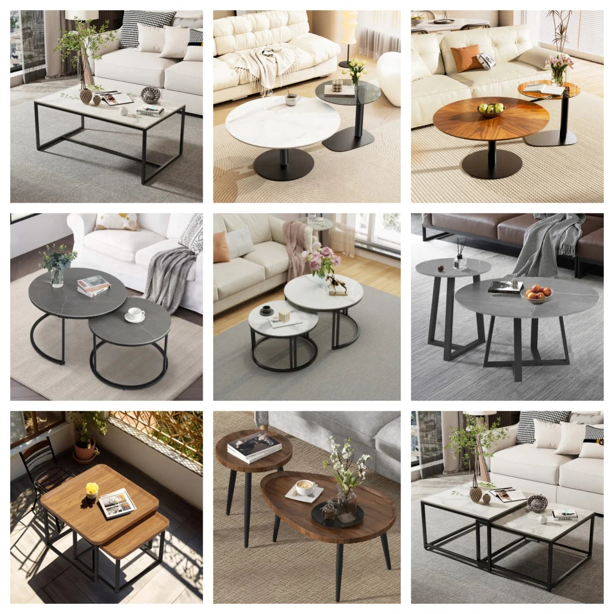 Modern Nesting Coffee Tables