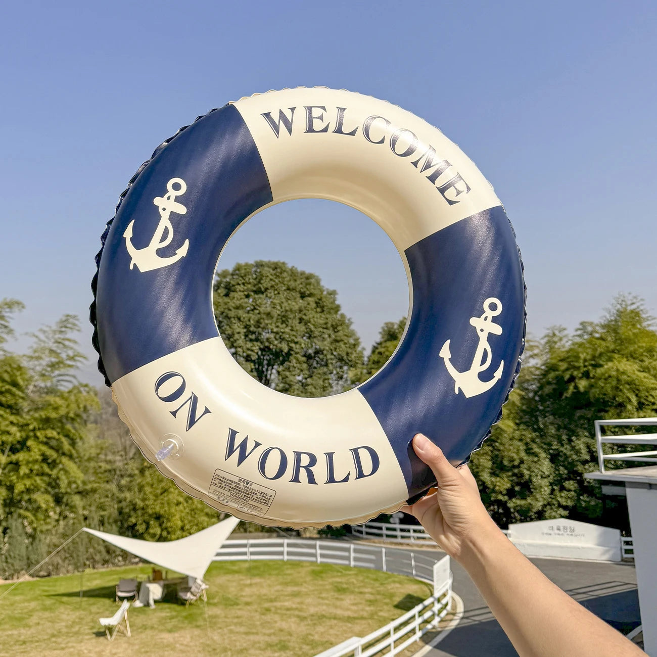 Retro Boat Anchor Swimming Ring
