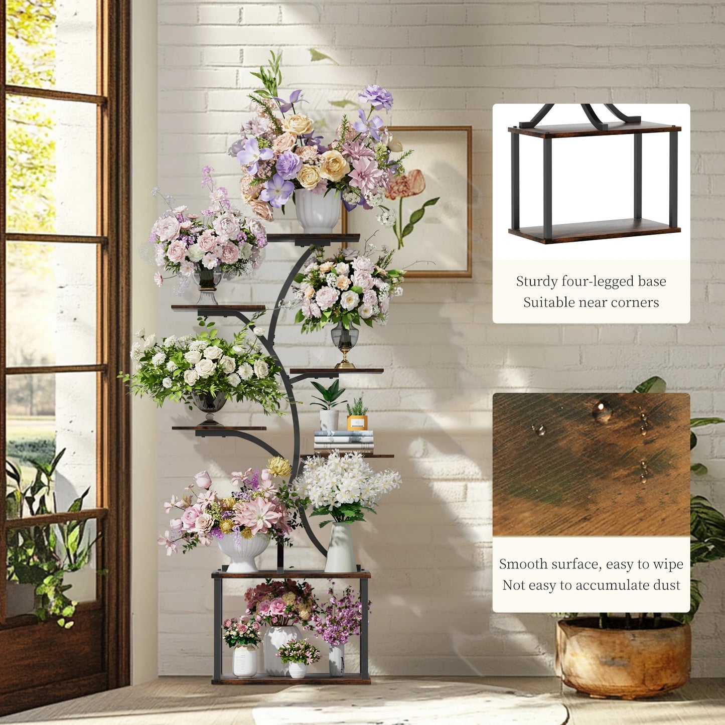 Tree-Shaped Plant Stand
