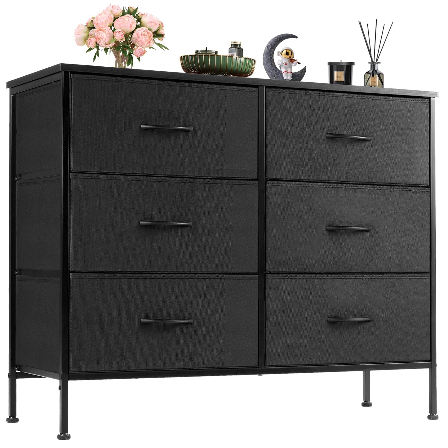 Fabric Drawer Nightstand