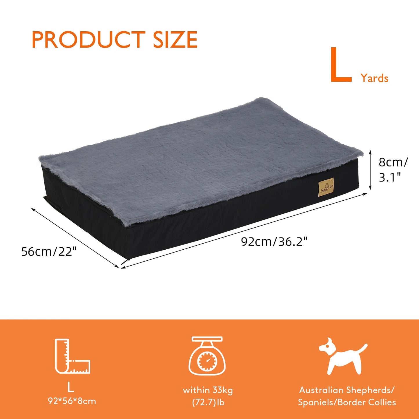 Orthopedic Washable Dog Bed
