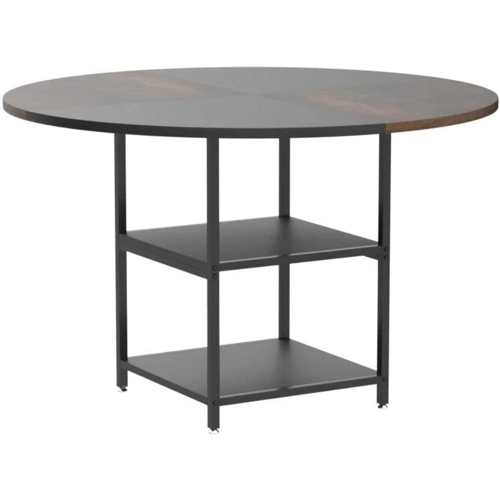 Round Storage Dining Table