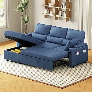 L‑Shaped Convertible Sofa